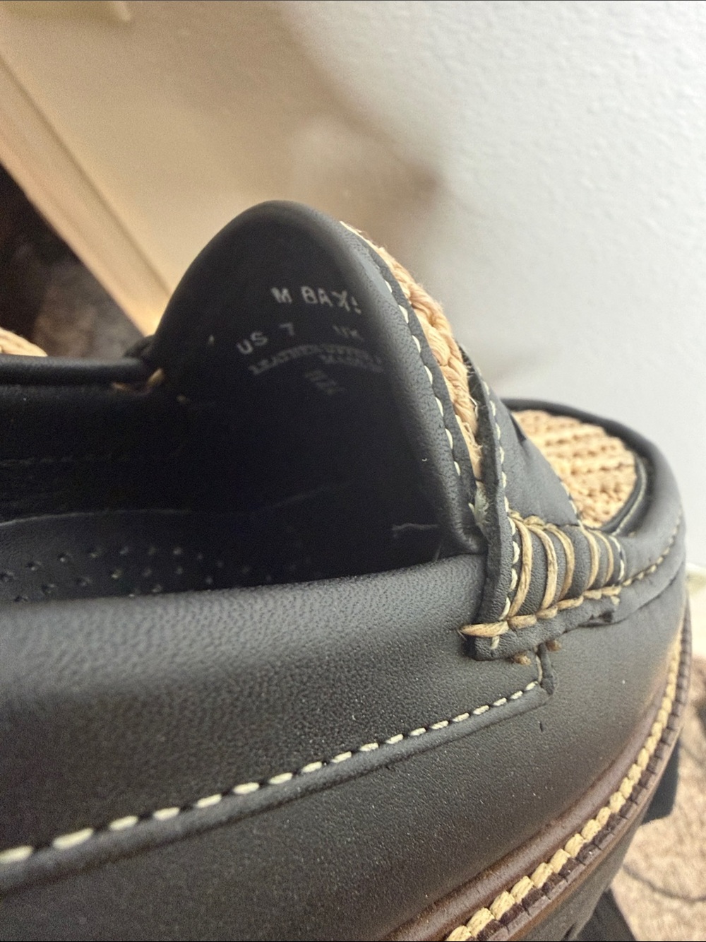 G.H. Bass | Whitney Raffia Super Lug Loafers Size 7 NWOB - Picture 7 of 7